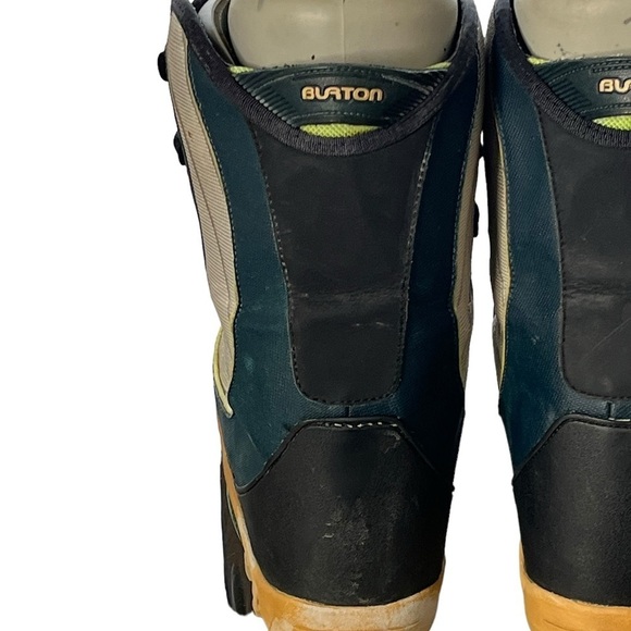Burton Moto Snowboard Boots Mens Size 9.5 Blue Gray Traditional Lace Vintage - Picture 7 of 13